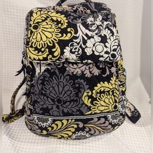 Vera Bradley Gray Baroque Small Backpack #67